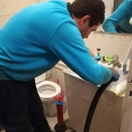 Desentupimento de lavatório em Palmela